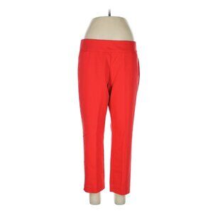 Investments Red Ponte Pants Size 10P